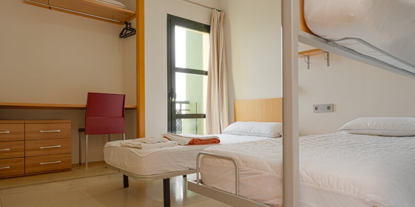 Habitación doble triple