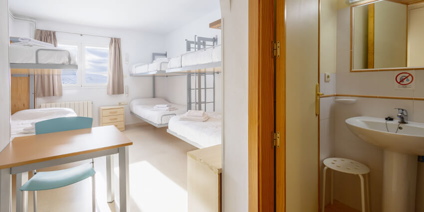 Habitación triple séxtuple