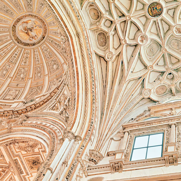 Vista interior de la cúpula de la Mezquita Catedral de Córdoba