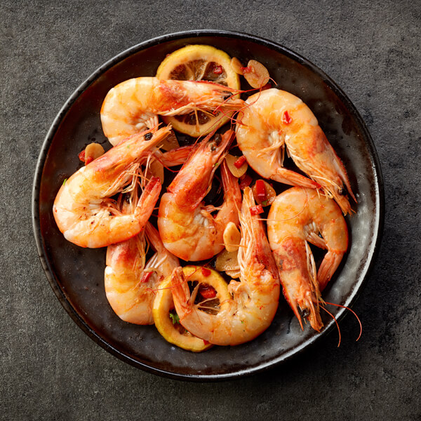 La famosas gambas de Huelva