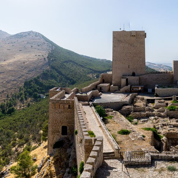 Vista aérea del Castillo de Santa Catalina.