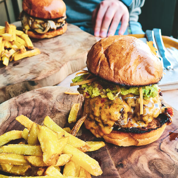 Hamburguesas de ternera retinta.