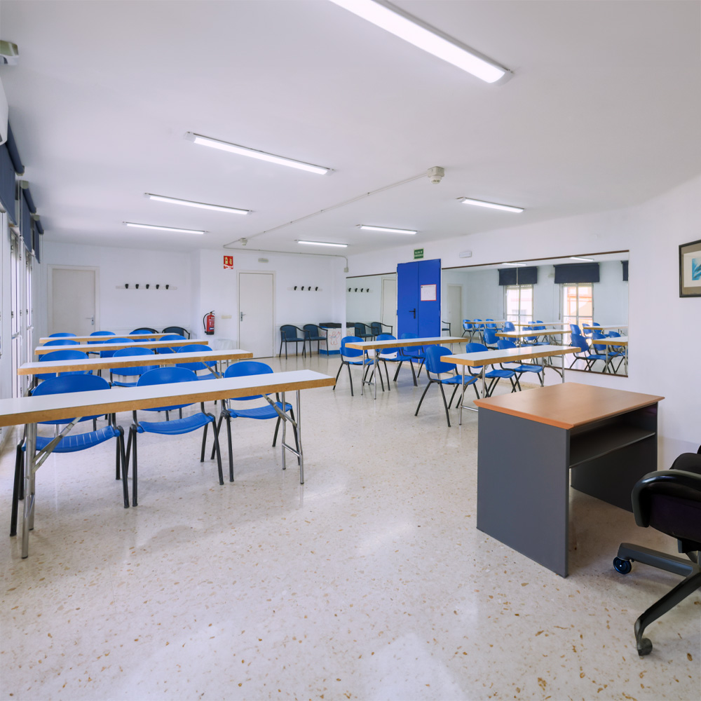 Sala Gibralfaro, vista desde la mesa presidencial